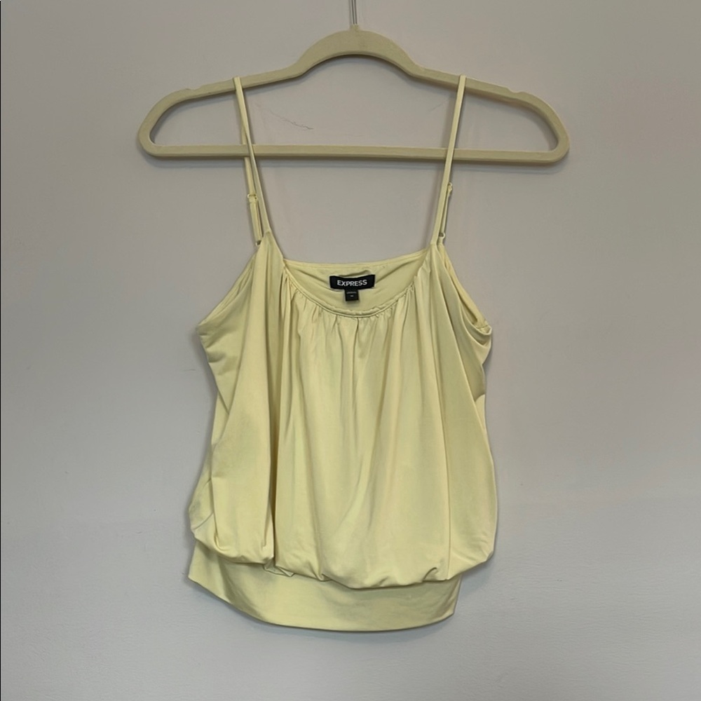Express Yellow Women's Bubble Tank